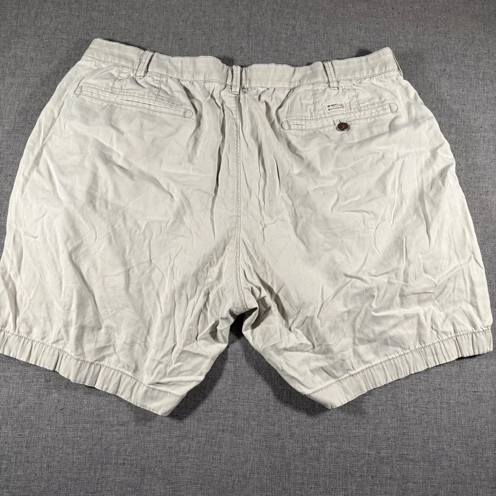 Faherty All Day Shorts Mens 42 Khaki Sand Organic Cotton Tencel MBS2203-SKH